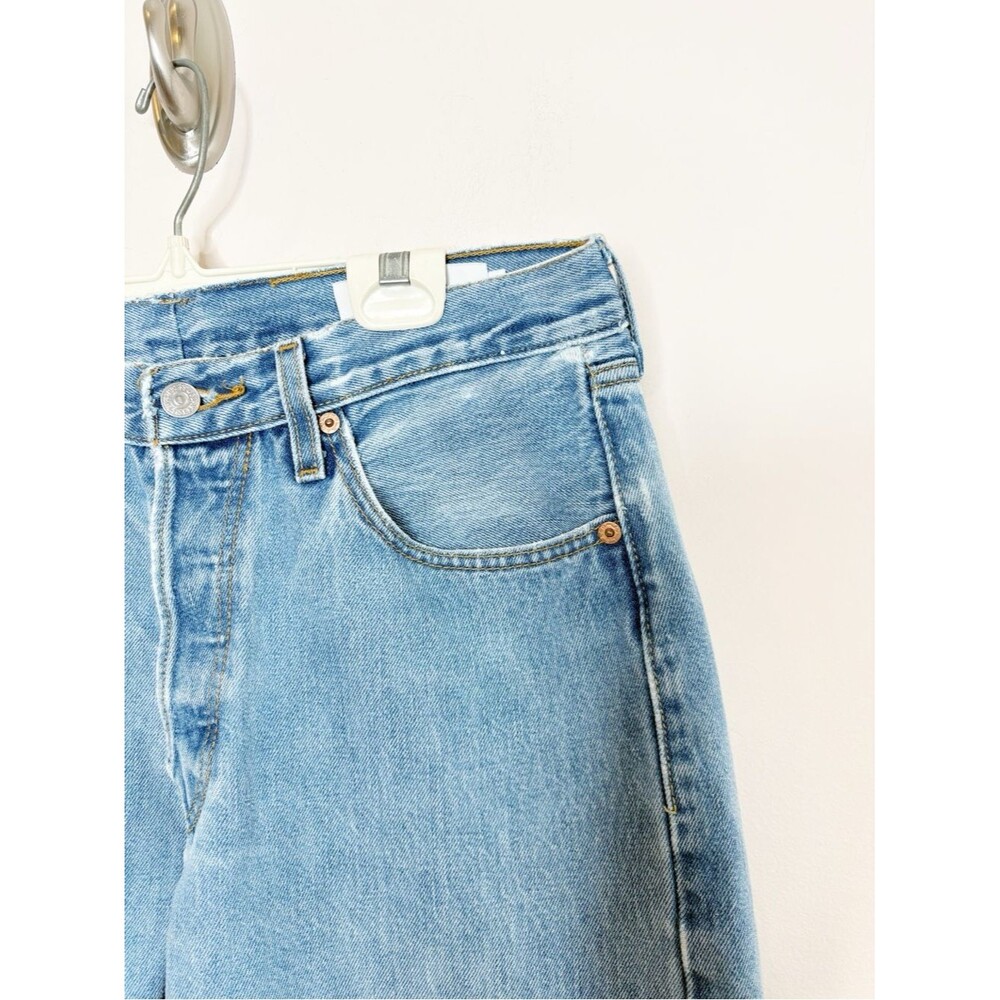 Aligrace Vintage Reclaimed Levi’s 501 Classic Relaxed Straight Leg Jeans 27 - Picture 4 of 12